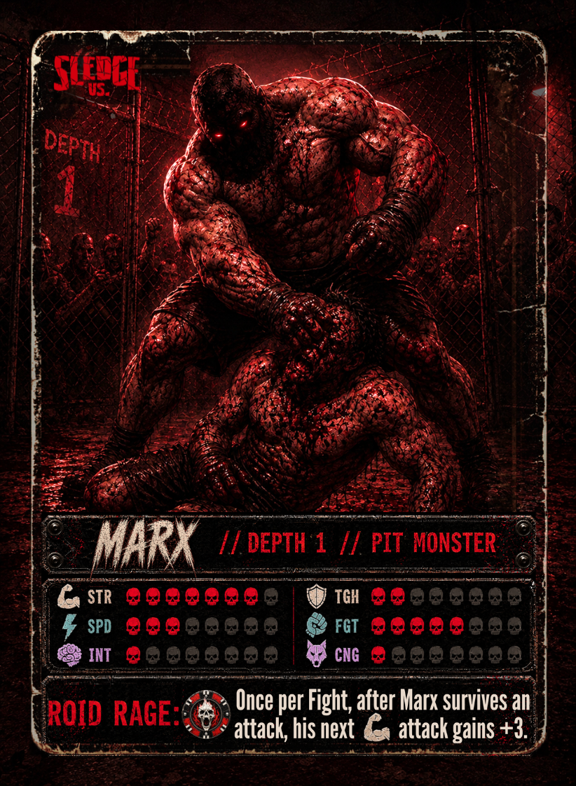 BARE-KNUCKLE BLOOD — 1 x BLOOD PACK